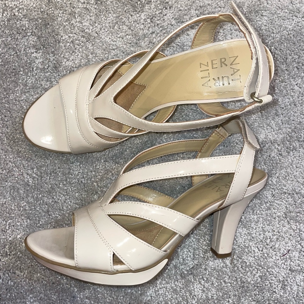 Naturalizer Beige Strappy Heels